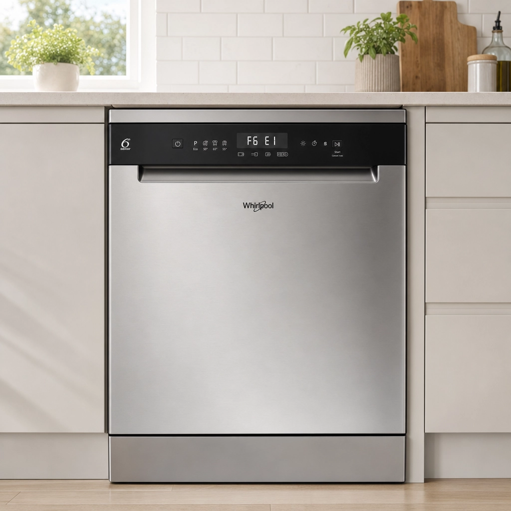 Lave-vaisselle Whirlpool affichant un code erreur Fxx sur l'afficheur